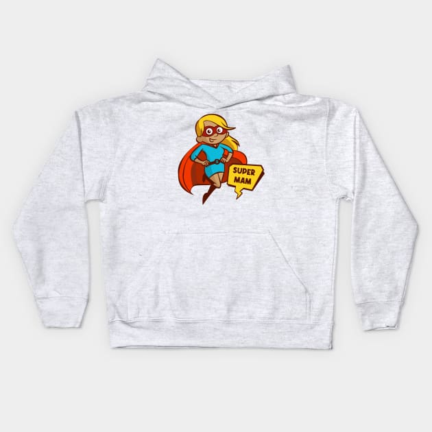 Super Mam! Kids Hoodie by NORTHERNDAYS